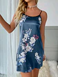 Camisón floral azul marino - thumbnail 4
