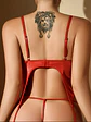 Conjunto lenceria rojo 5335 - Miniatura 5