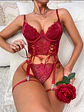 Set lenceria Rojo - Miniatura 5