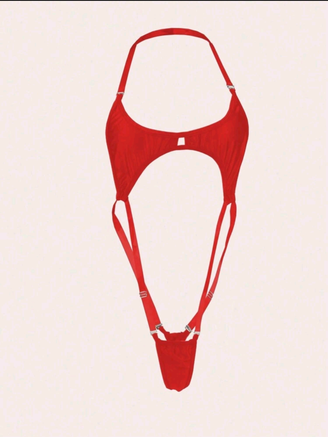 Conjunto Microbikini rojo 4