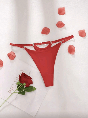 Colales triple corazón rojo