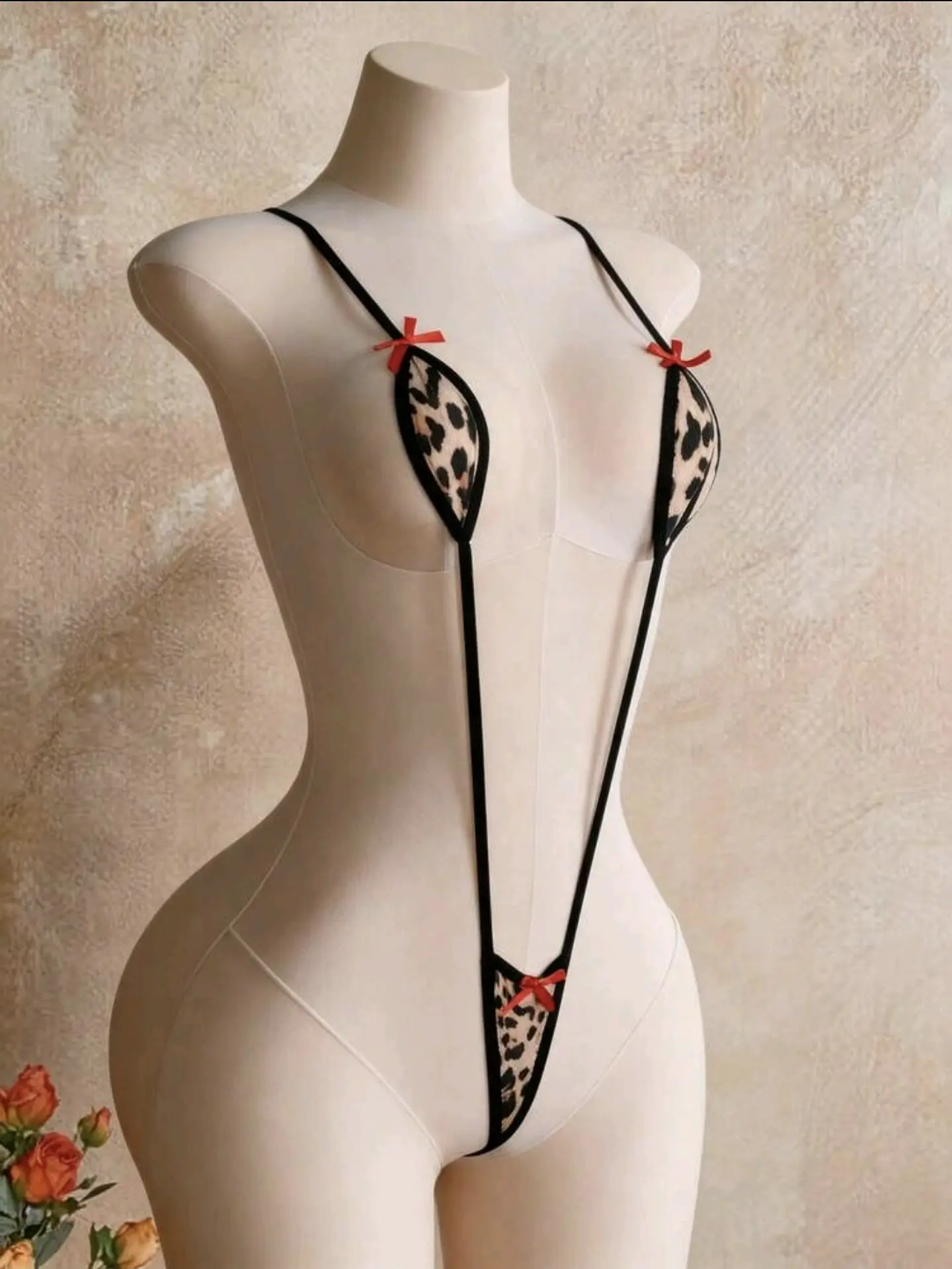 Microbikini Elasticado Leopardo 4