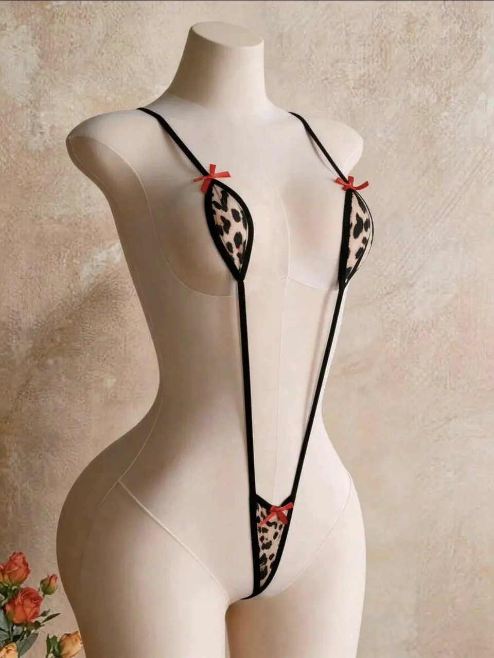 Microbikini Elasticado Leopardo 4