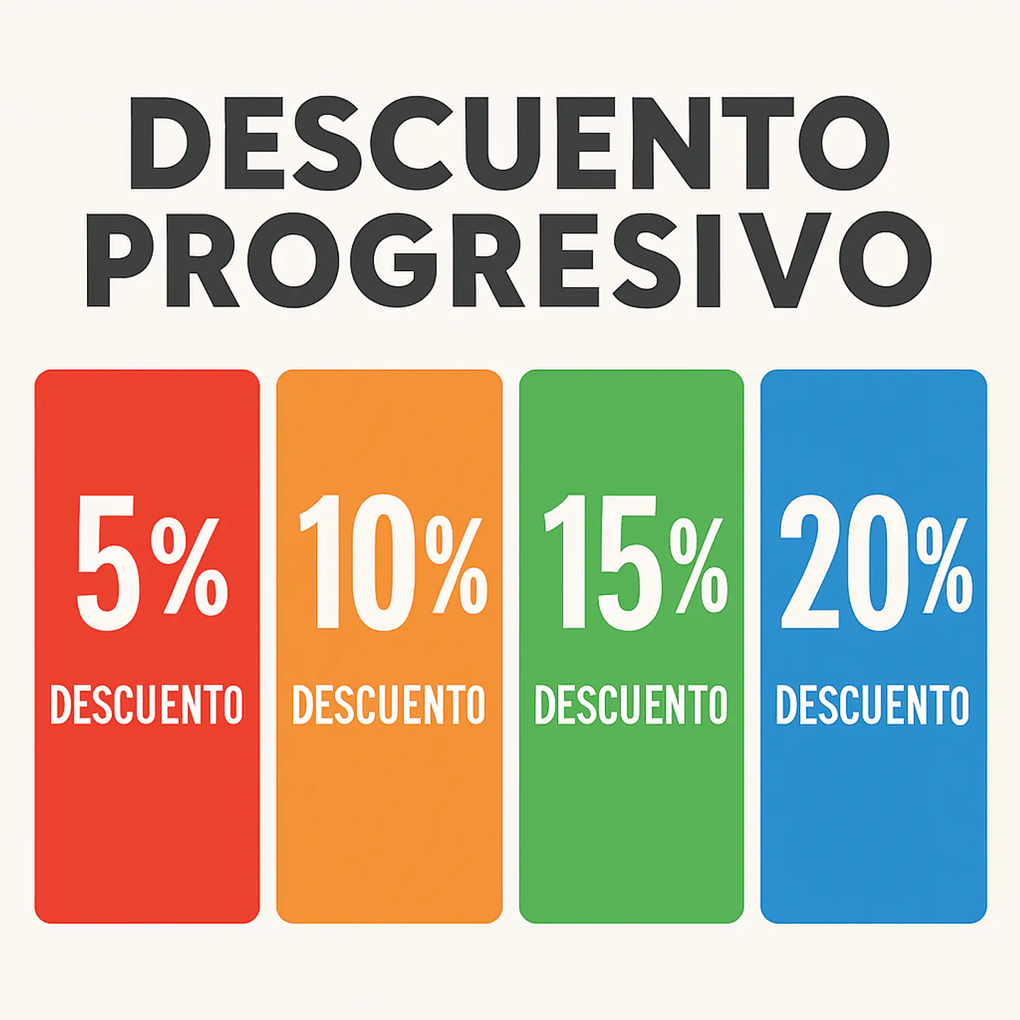 DESCUENTO PROGRESIVO