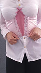 Underbust Rosa con Satín y Encaje - Miniatura 1