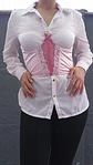 Underbust Rosa con Satín y Encaje - Miniatura 3
