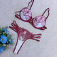 Conjunto Flores Bordadas - Miniatura 1