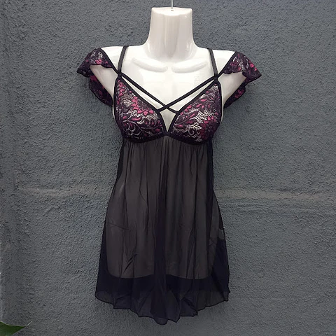 Babydoll Detalles Fucsia
