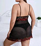 Babydoll Flores Rojas - Miniatura 2