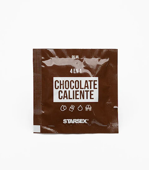 Sachet Lubricante 4 En 1 Chocolate Caliente