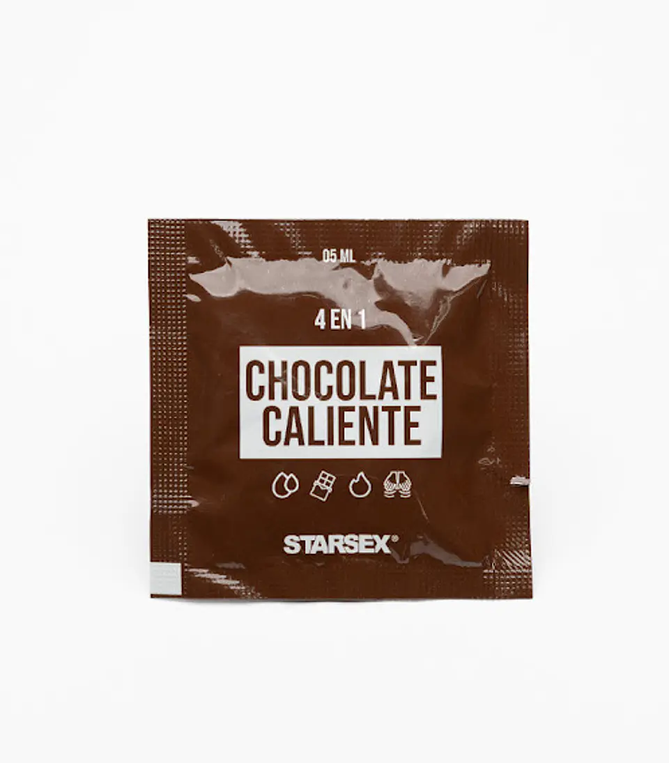 Sachet Lubricante 4 En 1 Chocolate Caliente 1