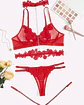 Conjunto Flores Bordadas - Miniatura 1
