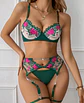 Conjunto Flores Bordadas - Miniatura 4