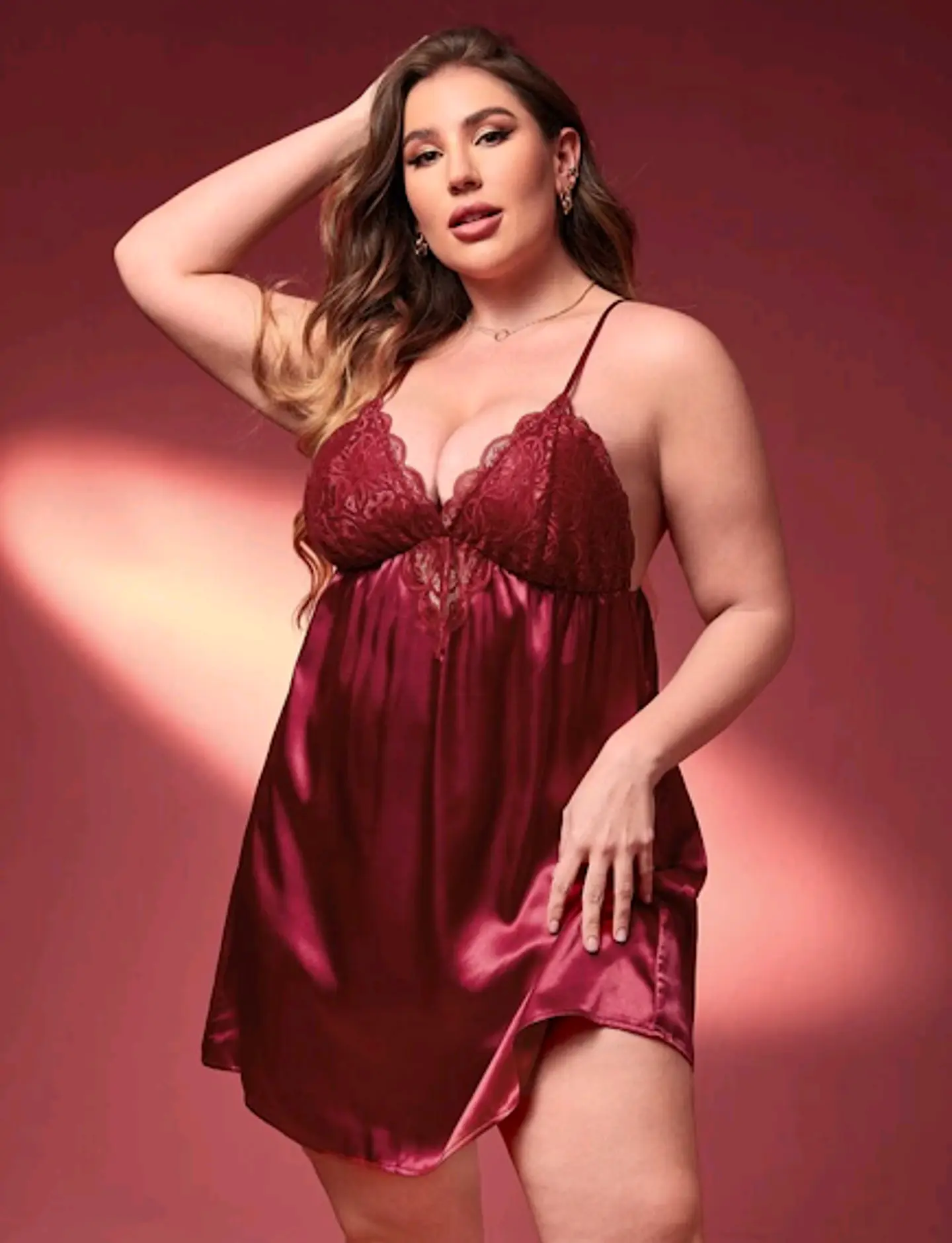 Camisola Encaje y Satín 4