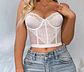Bustier Malla y Encaje - Miniatura 1