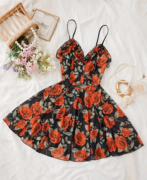 Babydoll Estampado de Flores