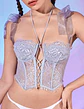 Bustier Encaje Gris - Miniatura 1