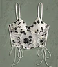 Bustier Flores Bordadas - Miniatura 1