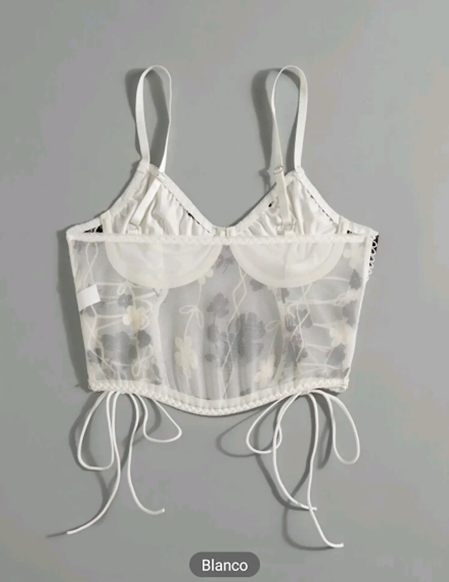 Bustier Flores Bordadas 2