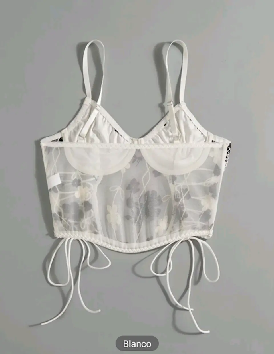 Bustier Flores Bordadas 2