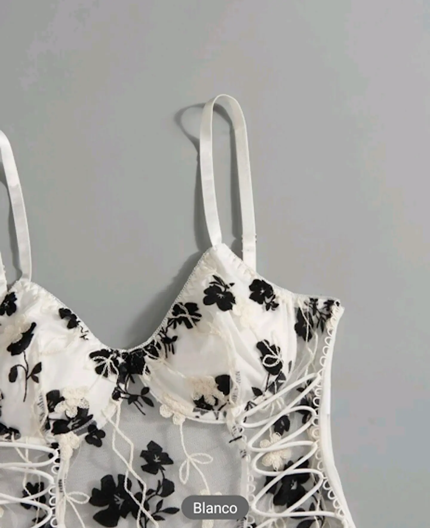 Bustier Flores Bordadas 3