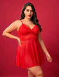 Babydoll Malla y Encaje - Miniatura 1