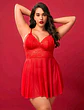 Babydoll Malla y Encaje - Miniatura 3