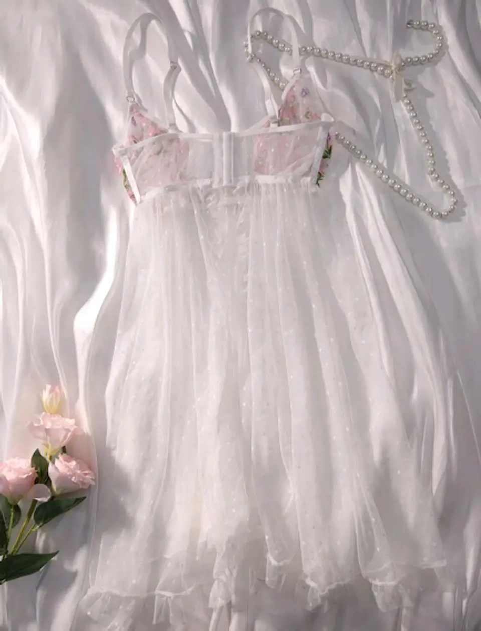 Babydoll Flores Bordadas 2