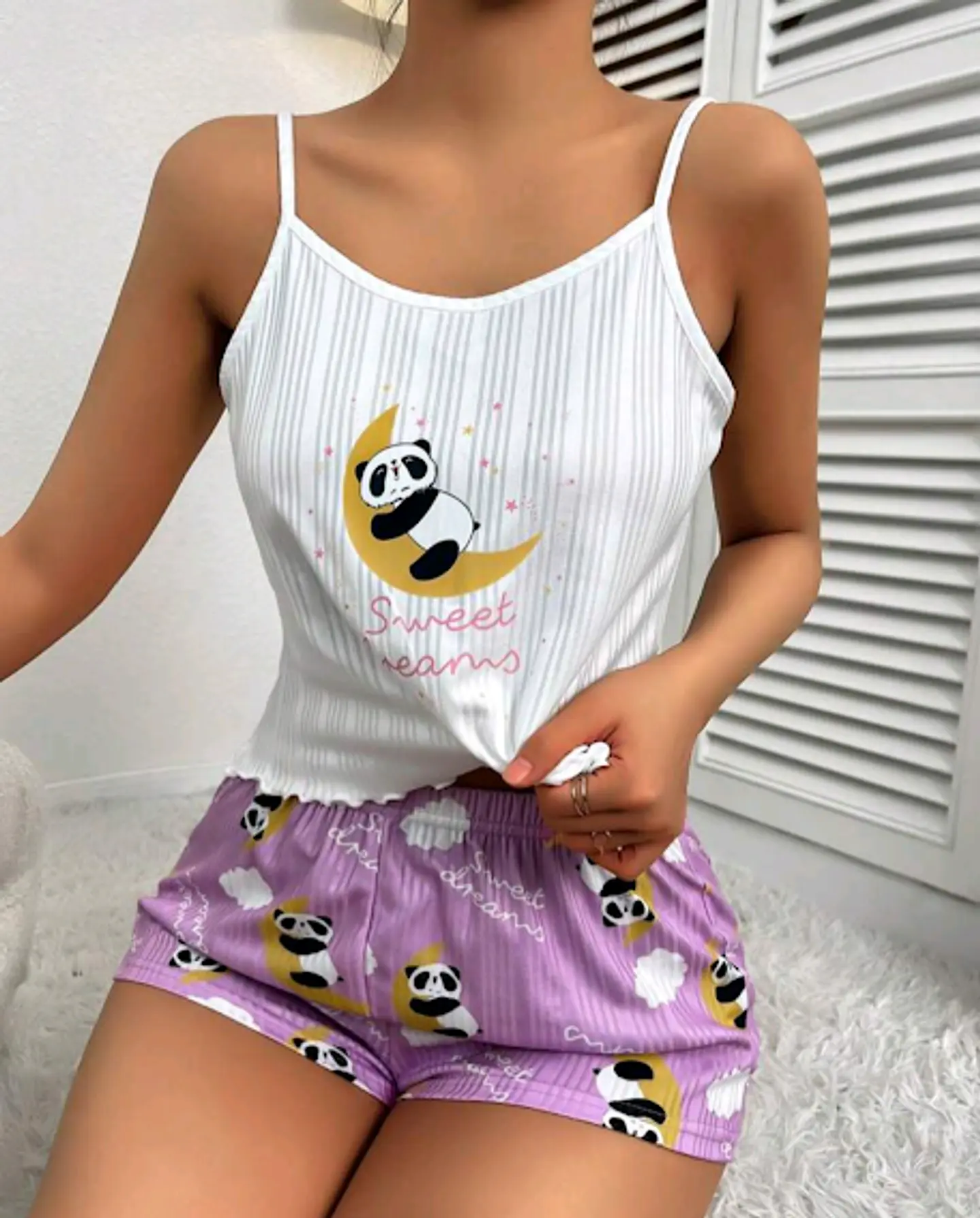 Pijama Estampado de Panda 4