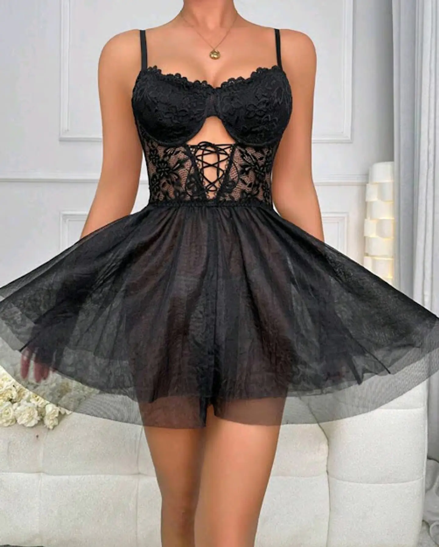 Babydoll Encaje 1