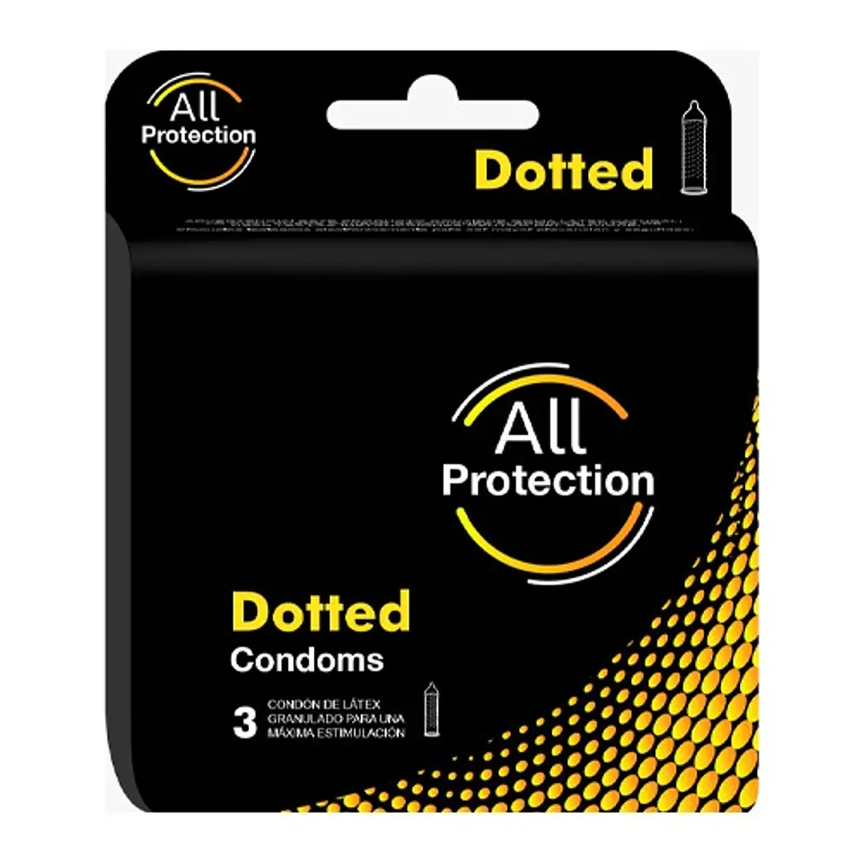 Preservativo All Protection - Dotted 1