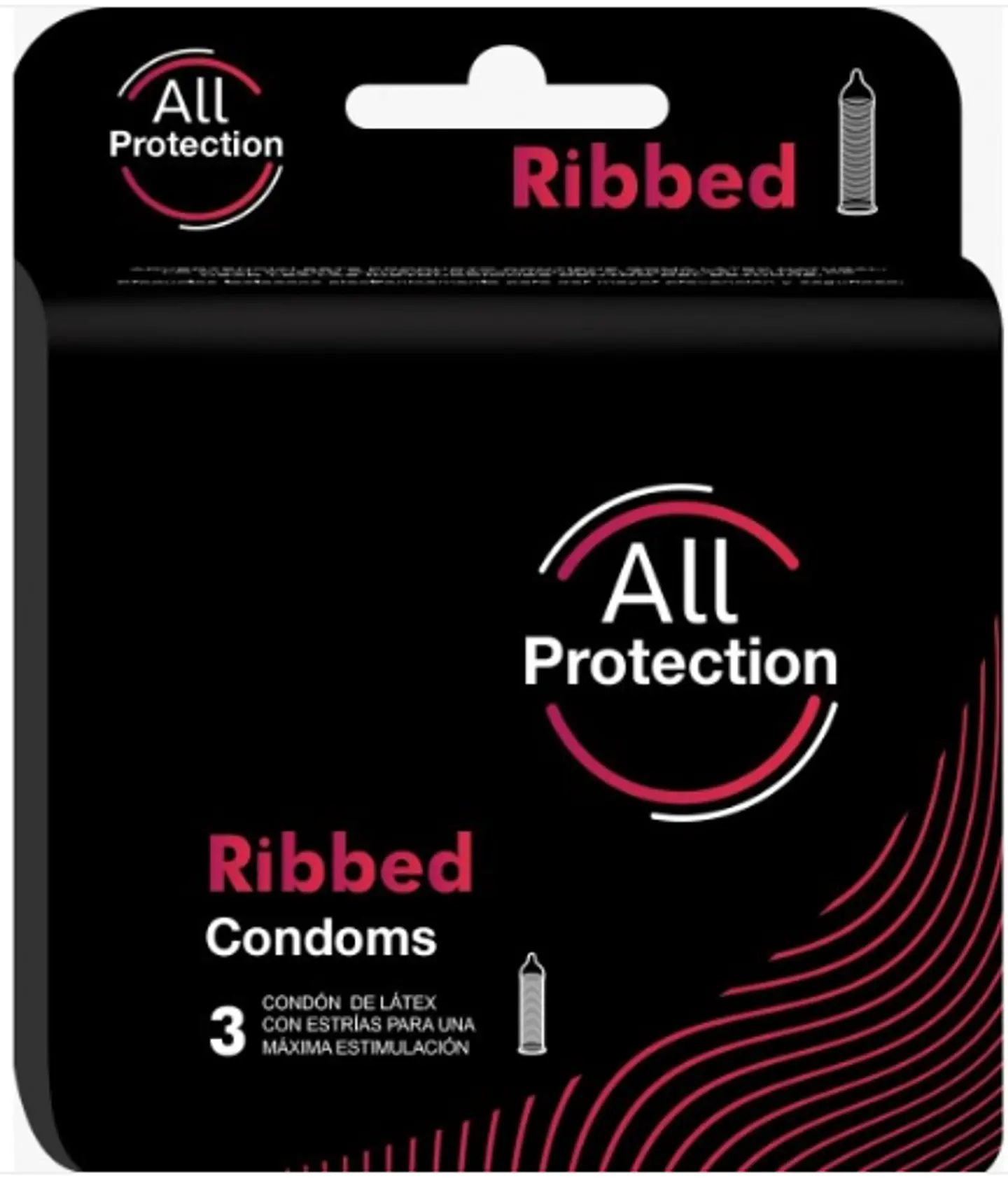 Preservativo All Protection - Ribbed 1