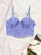 Bustier Flores Lila - Miniatura 3