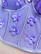 Bustier Flores Lila - Miniatura 6