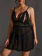 Babydoll Malla y Encaje - Miniatura 4