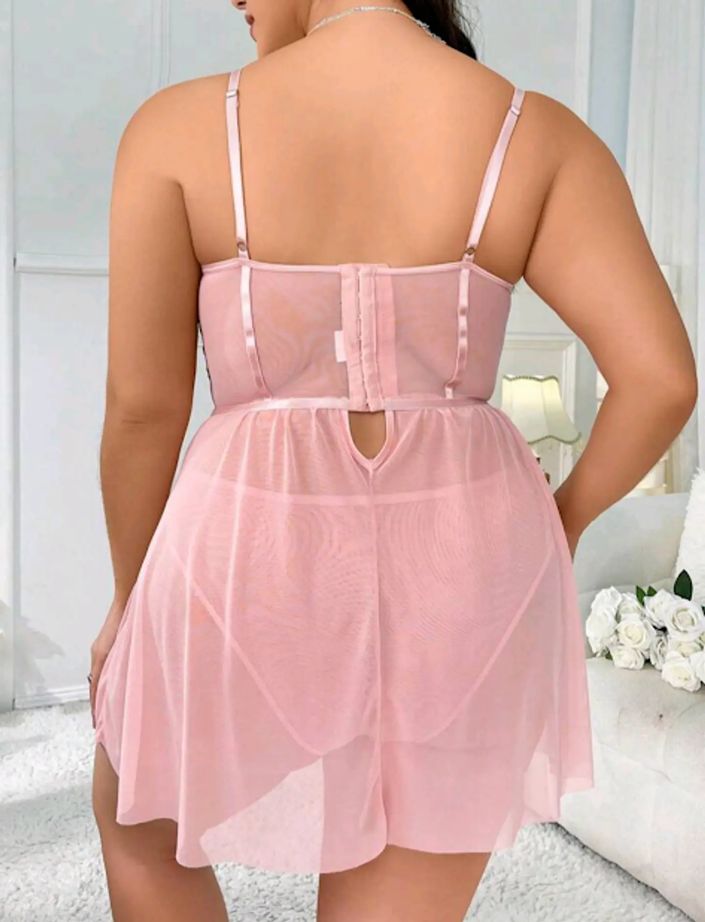 Babydoll Mariposas Bordadas 2