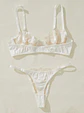 Conjunto Flores Bordadas - Miniatura 2