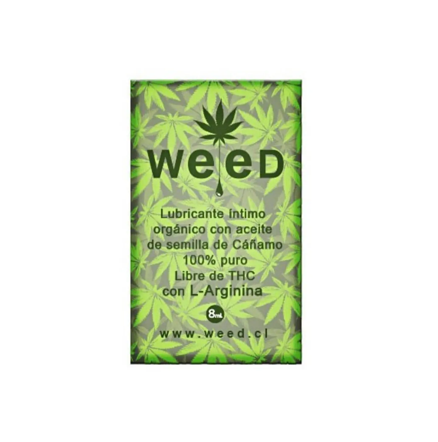 Sachet Lubricante Intimo Weed 8 Ml. 1