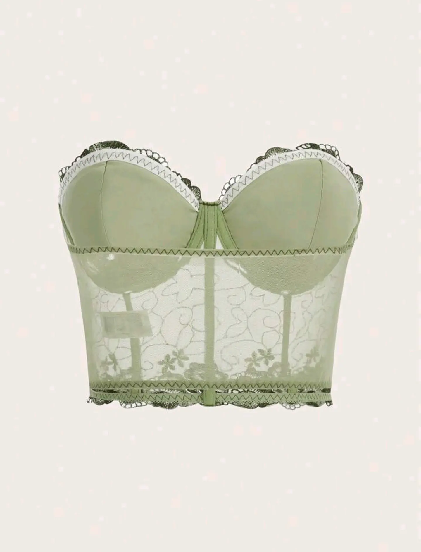 Bustier Bordado de Flores 2