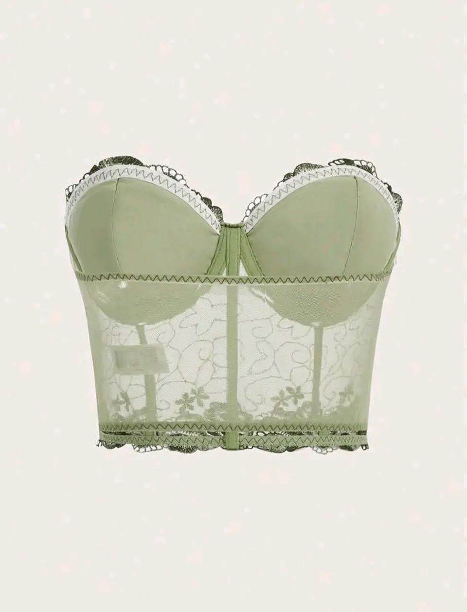 Bustier Bordado de Flores 2