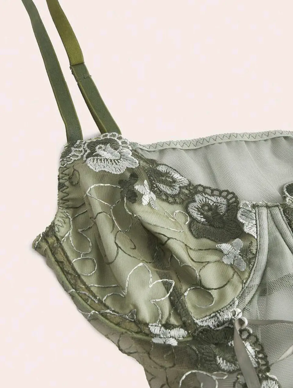 Bustier Bordado de Flores 3