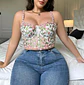 Bustier Bordado de Flores - Miniatura 1