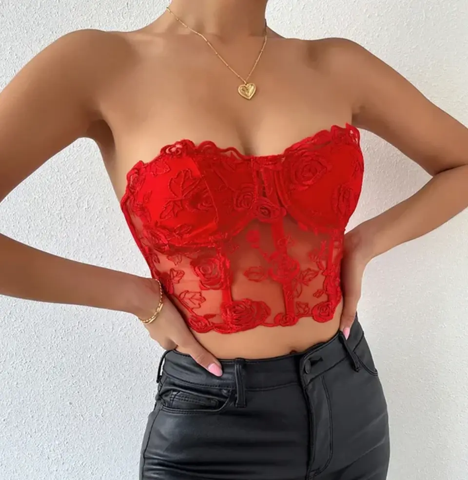 Bustier Flores 4