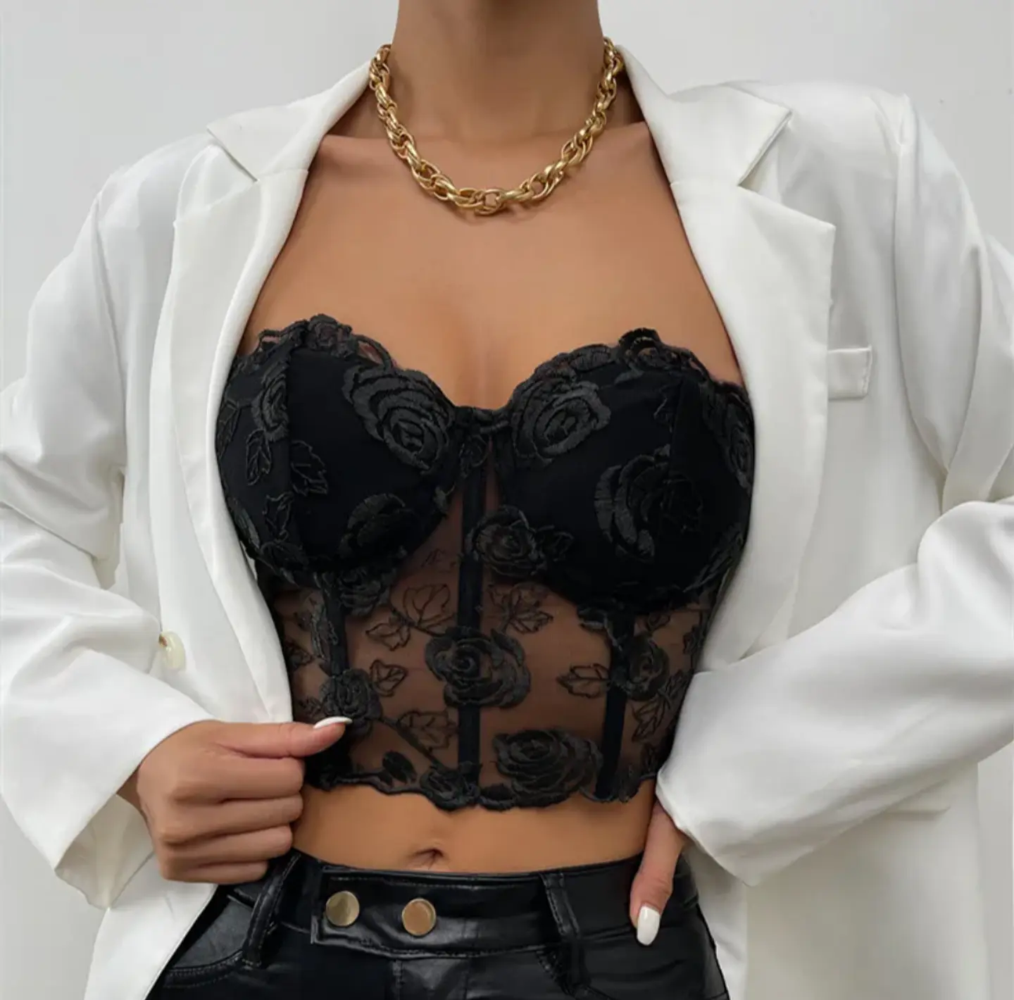Bustier Flores 14