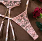 Conjunto Cadenas Y Flores Bordadas - Miniatura 7