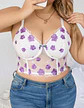 Bustier Bordado de Flores - Miniatura 3