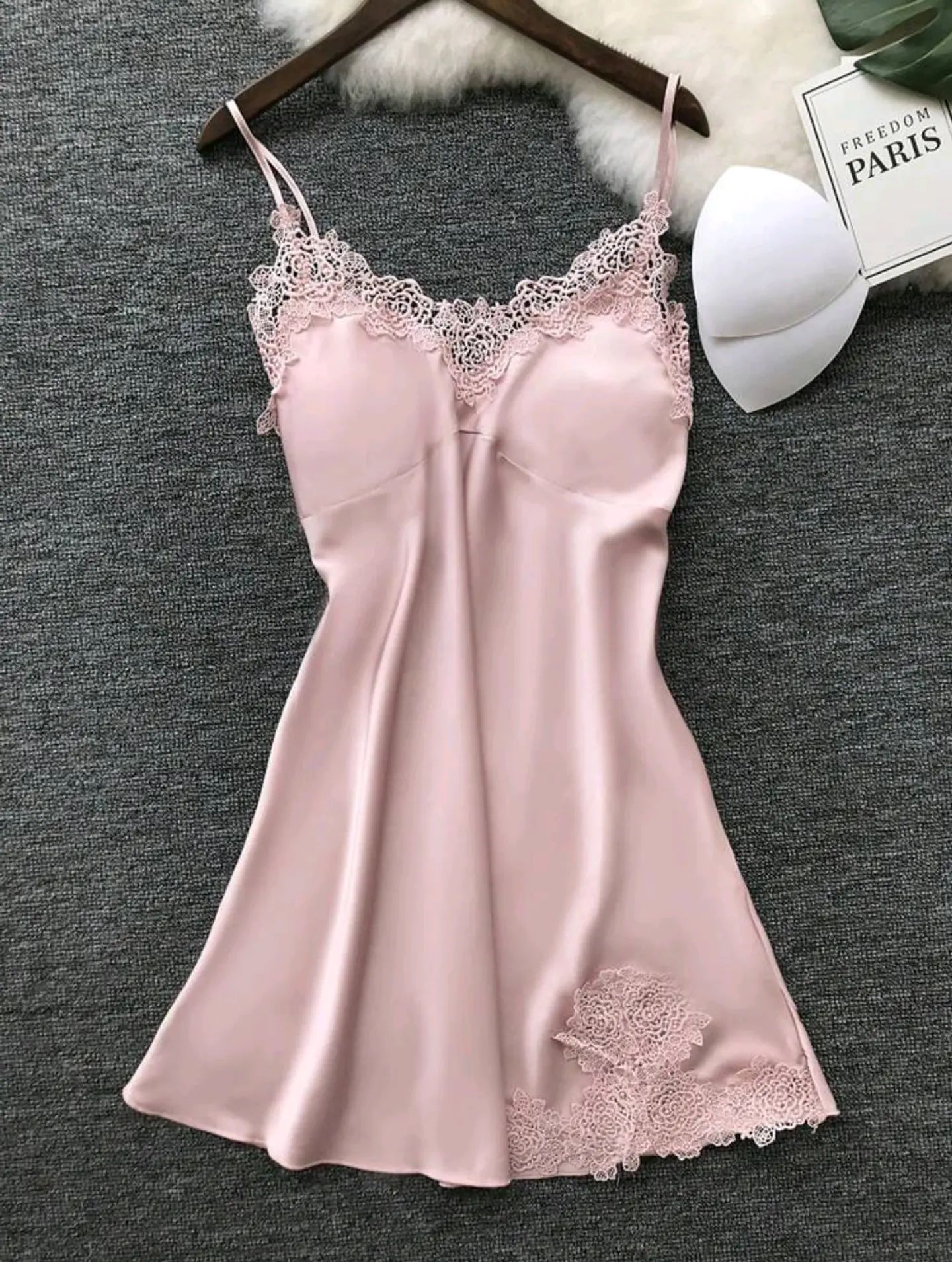 Camisola Satín Rosa 2