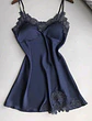 Camisola Satín Azul - Miniatura 1