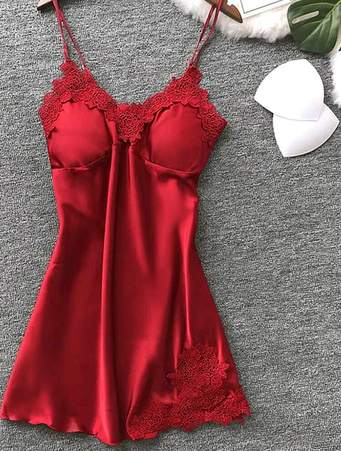 Camisola Satín Rojo