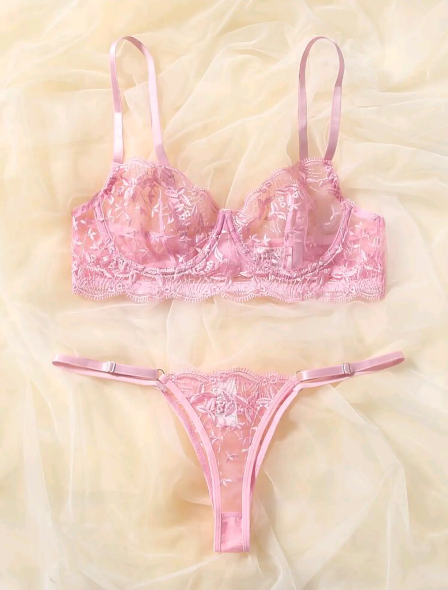 Conjunto Flores Bordadas 5